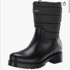 Skechers Black Tall Rain Boot size 7